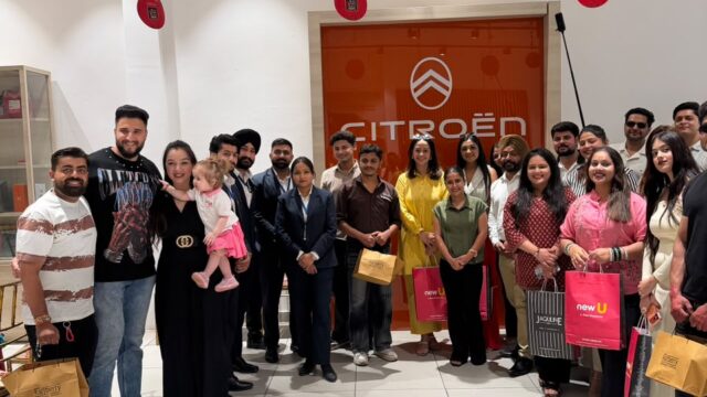 Citroën Jammu dealership celebrating festive season offers